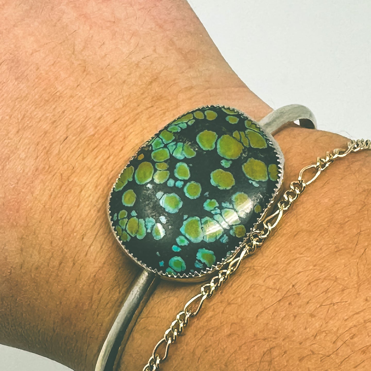 Hubei Turquoise Cuff Bracelet