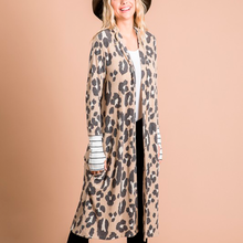 Load image into Gallery viewer, Striped Leopard Cardi