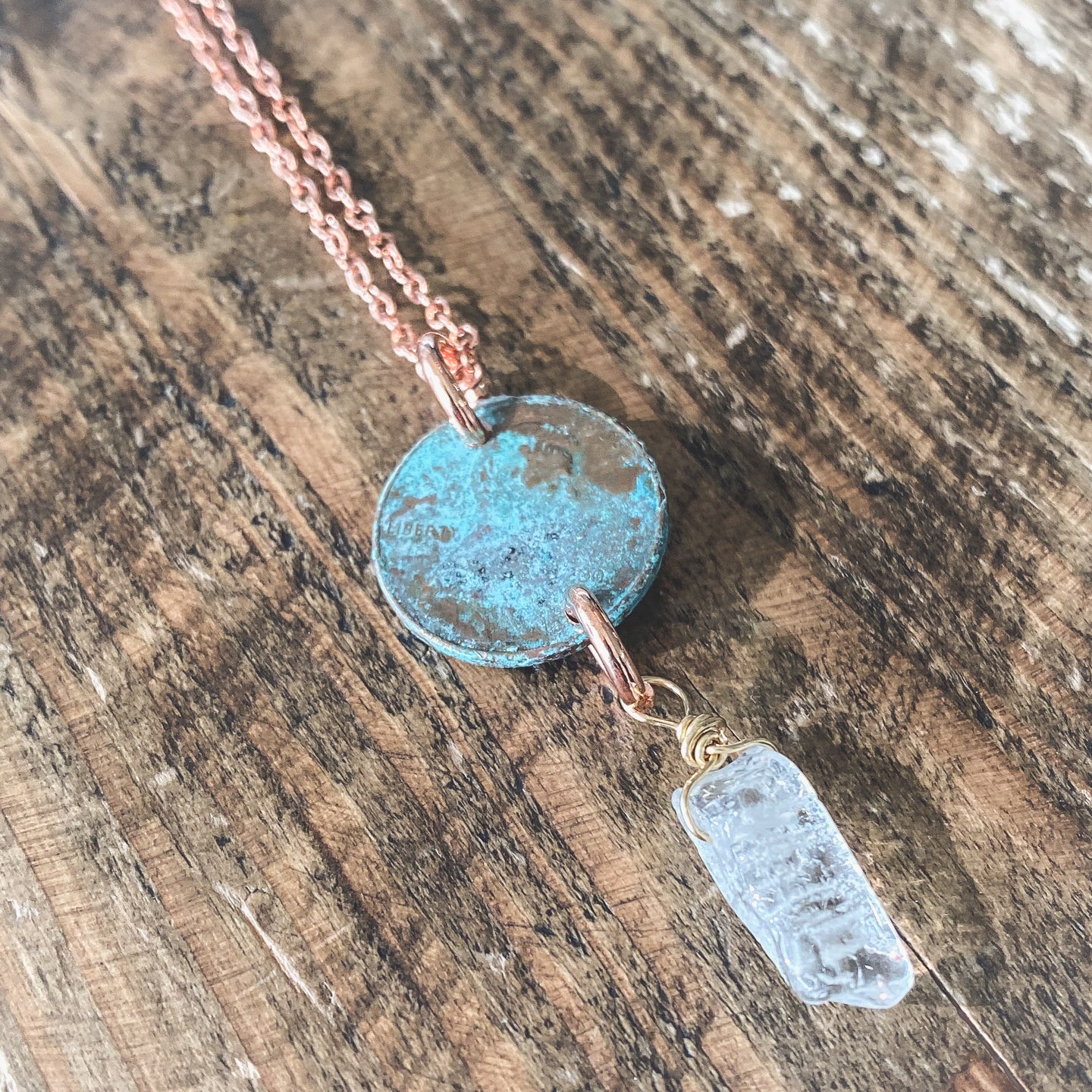 Penny Crystal Necklace