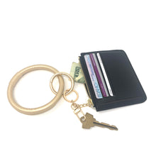Load image into Gallery viewer, Grab &amp; Go Wristlet - gold/black